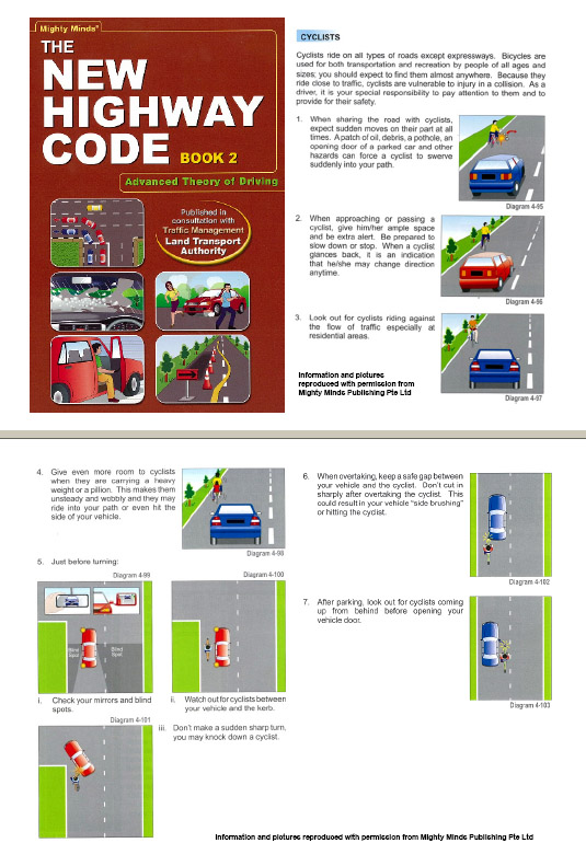 New Highway code section about safety for cyclist