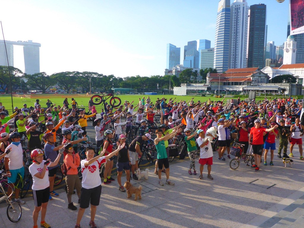 Cheers to the first Car Free Day in Singapore- in LovecyclingSG style!
